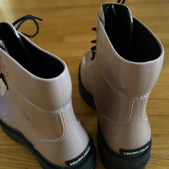 Lemon Jelly Eco friendly Lace Up Booties.  Muted Mauve Colour.  Size EU … - Picture 8 of 12